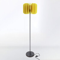Golvlampa Lenthe - gul PET-filt