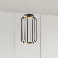 Pendellampa Puri med integrerad LED - svart och guld