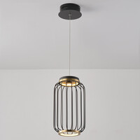 Pendellampa Puri med integrerad LED - svart och guld