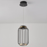Pendellampa Puri med integrerad LED - svart och guld