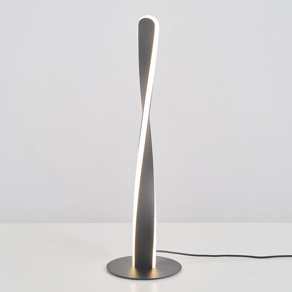Vriden design-bordslampa Rizar med integrerade lysdioder