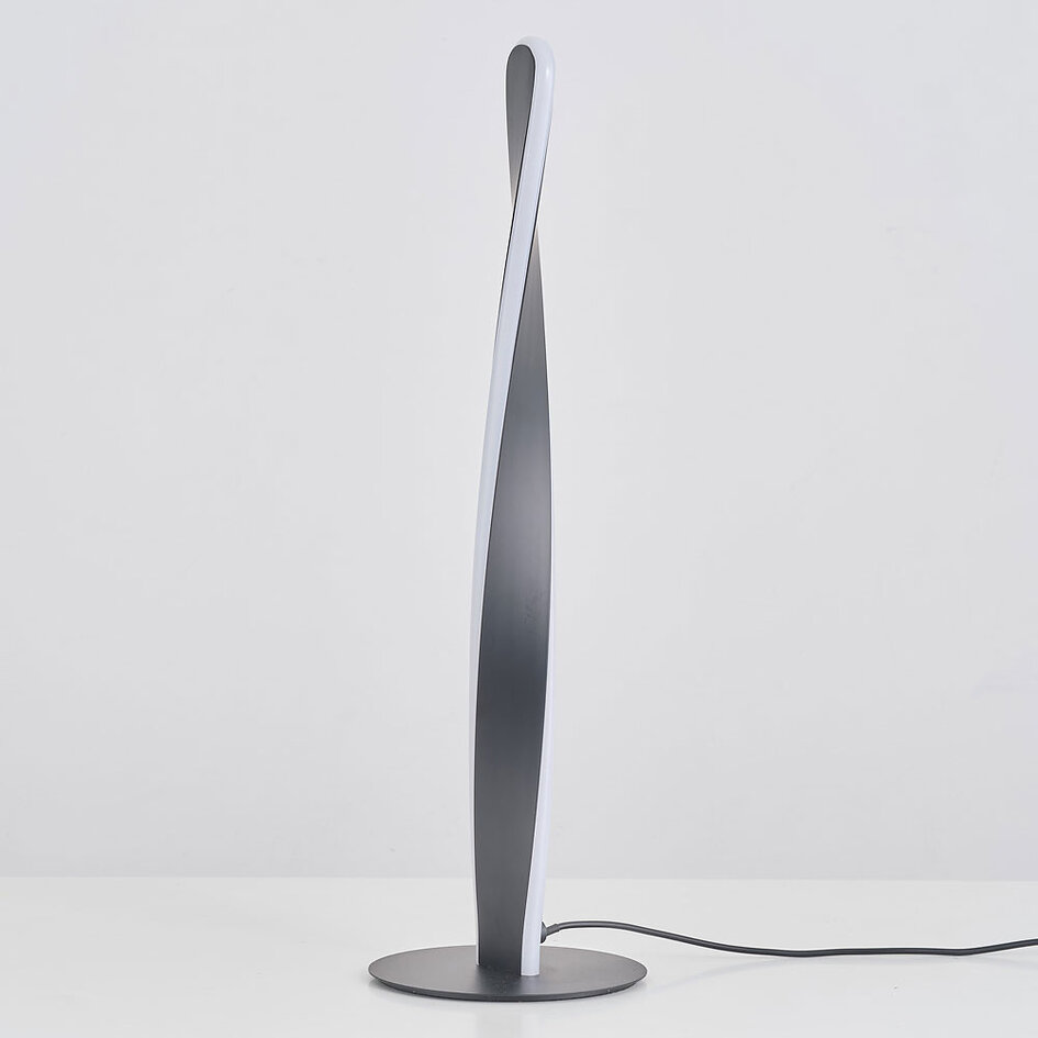 Vriden design-bordslampa Rizar med integrerade lysdioder