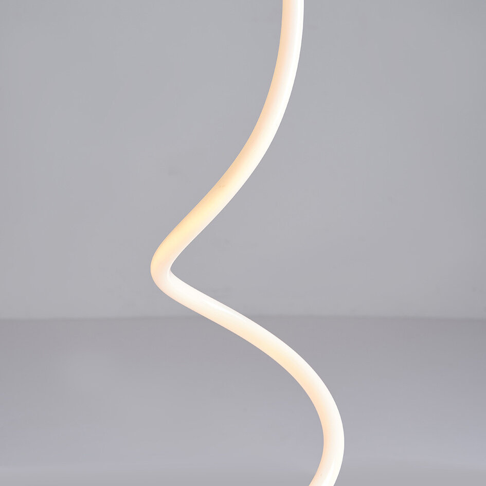 Golvlampa Viver med spiralform och integrerad LED - dimbar