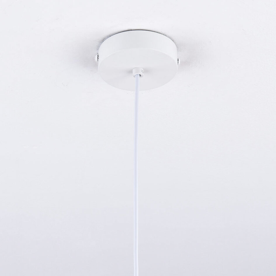 Bohemisk pendellampa Papel - handflätat rep