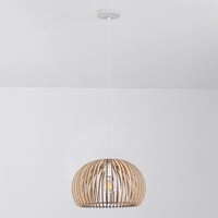 Boho pendellampa Medis i trä - rund