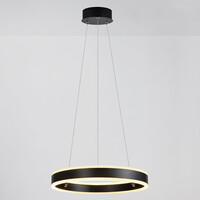 Design taklampa svart dimbar - Cercle
