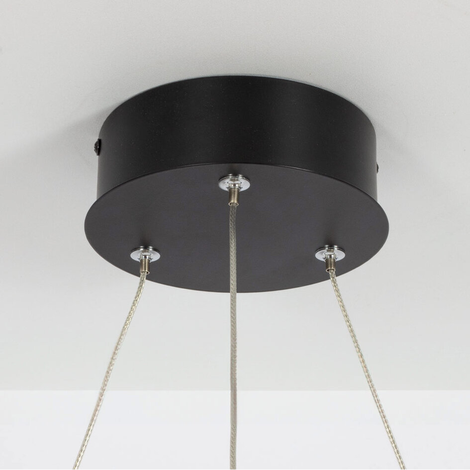 Design taklampa svart dimbar - Cercle