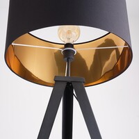 Golvlampa Tessuto på stativ med tygskärm