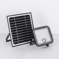 10W solcellsdriven LED-strålkastare för utomhusbruk med sensor - Calem