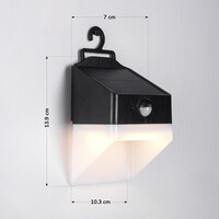 Solcellsdriven utomhuslampa med sensor - Fletch