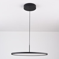 3-stegs dimbar pendellampa Taysa - svart med integrerad LED