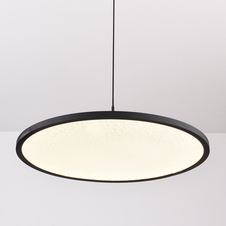 3-stegs dimbar pendellampa Taysa - svart med integrerad LED