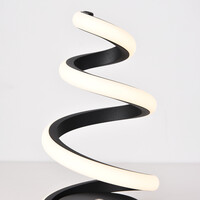 Bordslampa Borja i spiralform med 3-stegs dimbar LED