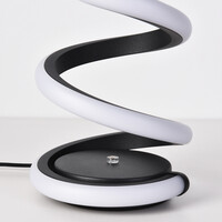 Bordslampa Borja i spiralform med 3-stegs dimbar LED