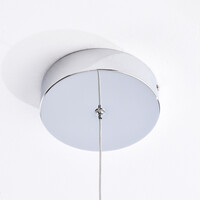 3-stegs dimbar pendellampa Yinthe - krom med integrerad LED