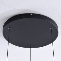 Art Deco taklampa 3-stegs dimbar och olika glasfärger - Ceylin