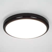 Taklampa med nödenhet | CCT-omkopplare 3000K/4000K/6500K | Svart