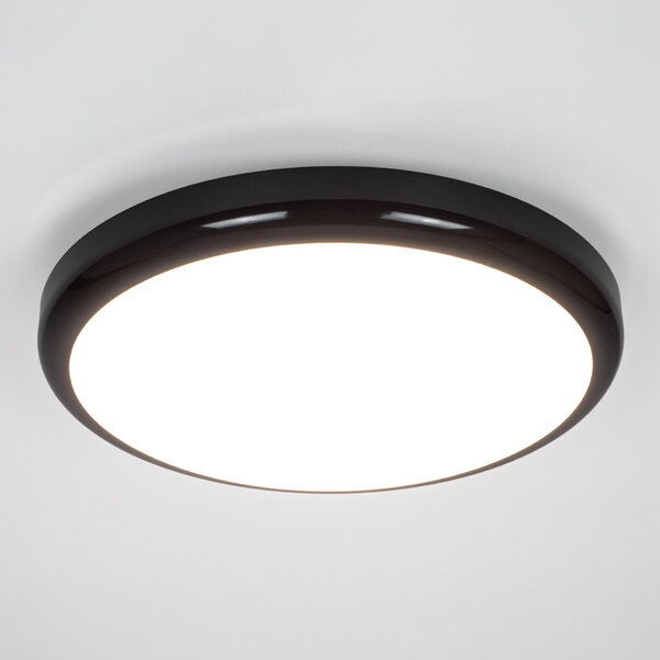 Taklampa med nödenhet | CCT-omkopplare 3000K/4000K/6500K | Svart