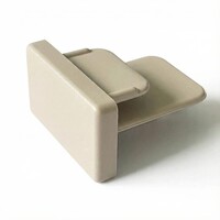 Ändkåpa för skensystem, beige