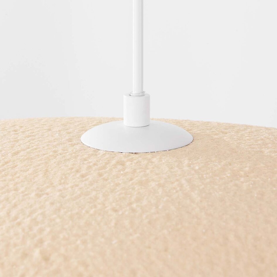 Wabi sabi-pendellampa Ishi med en lampa - sandbeige