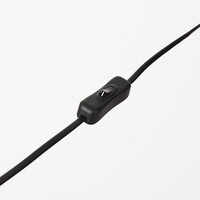 Vägglampa Dasha - vridbar arm med brunt ombréglas