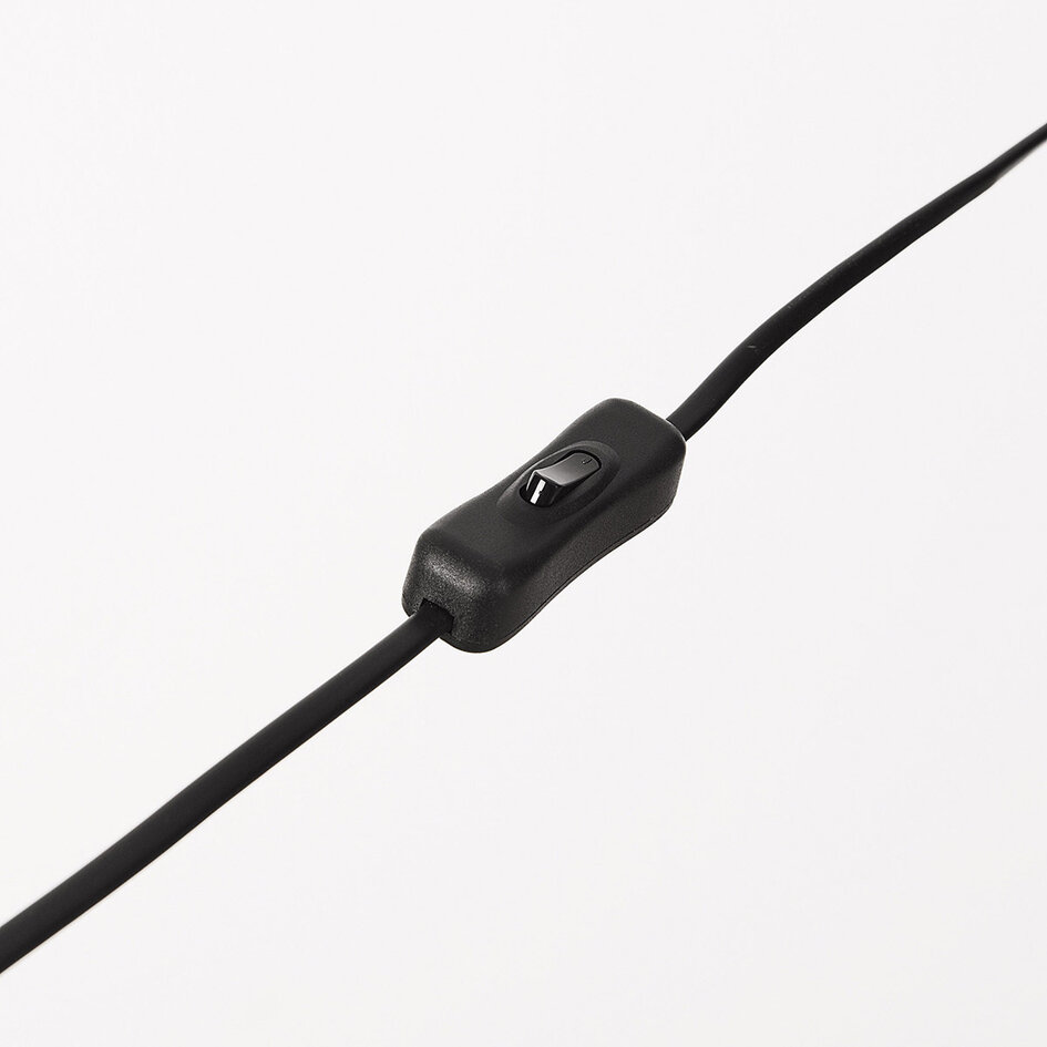 Vägglampa Dasha - vridbar arm med brunt ombréglas