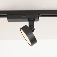 Skenspotlight Colle 1-fas, med integrerad LED 3000K, svart