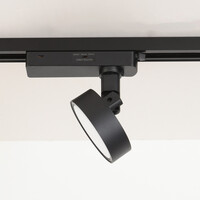 Set med 1-fas skensystem på 1,5 meter och Colle-spotlights, svart 3000K