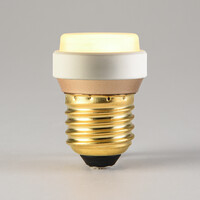 E27 LED-lampa Pico 3-stegs dimbar, vit ring 3,5 watt