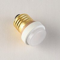 E27 LED-lampa Pico 3-stegs dimbar, vit ring 3,5 watt