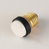 E27 LED-lampa Pico 3-stegs dimbar, svart ring 3,5 watt, 35 mm