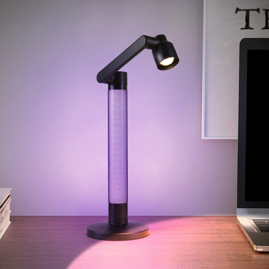 Smart vinkelbar bordslampa Amira med TUYA wifi-app