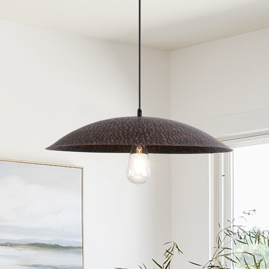 Industriell pendellampa Yumi - antik färg
