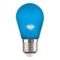 2 watt dimbar LED-lampa med E27-sockel - blå