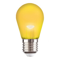 2 watt dimbar LED-lampa med E27-sockel - gul