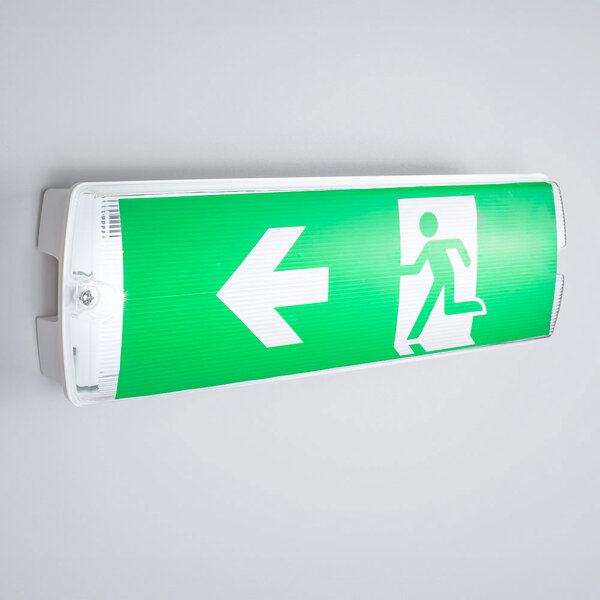 5 watt utanpåliggande nödbelysning med 10 lysdioder - DP-3