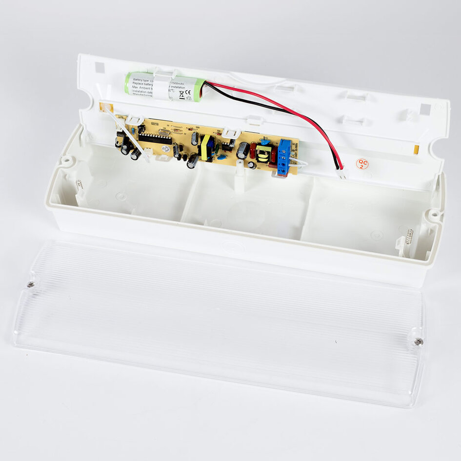5 watt utanpåliggande nödbelysning med 10 lysdioder - DP-3