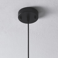 Pendellampa Trinidad med en lampa - transparent glas, stor kula