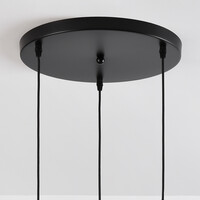 Design taklampa med jämnt bärnstensfärgat glas - Verona