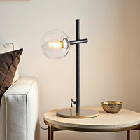 Bordslampa Glenn - transparent glas