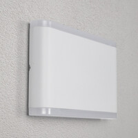 Platt utomhusvägglampa 12W Demi - vit