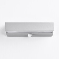 Utomhusvägglampa Onyx med sensor - silver med integrerad LED