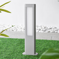 Stående utomhuslampa Stein - silver med integrerad LED