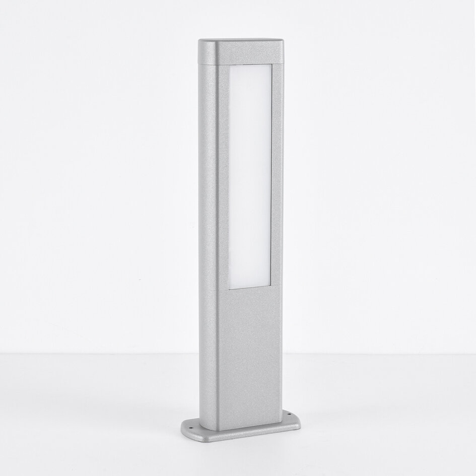 Stående utomhuslampa Stein - silver med integrerad LED