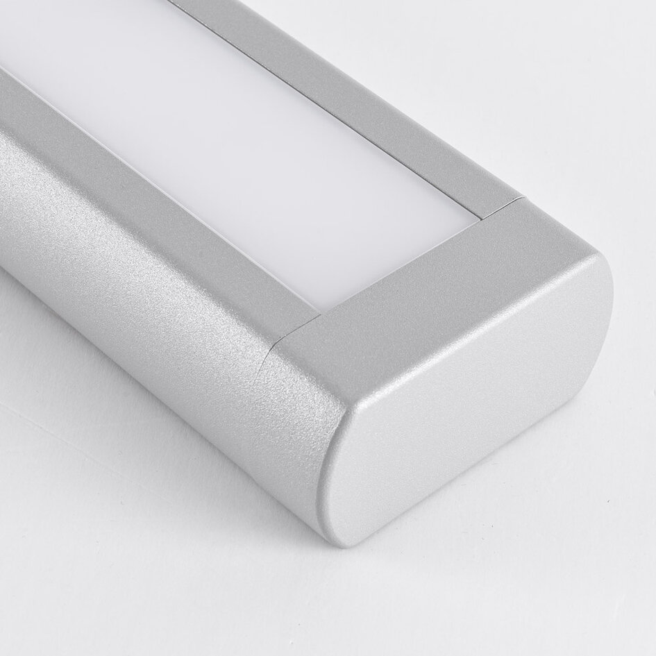 Stående utomhuslampa Stein - silver med integrerad LED