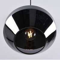 1-ljus taklampa Mala smoke glas - brett glas