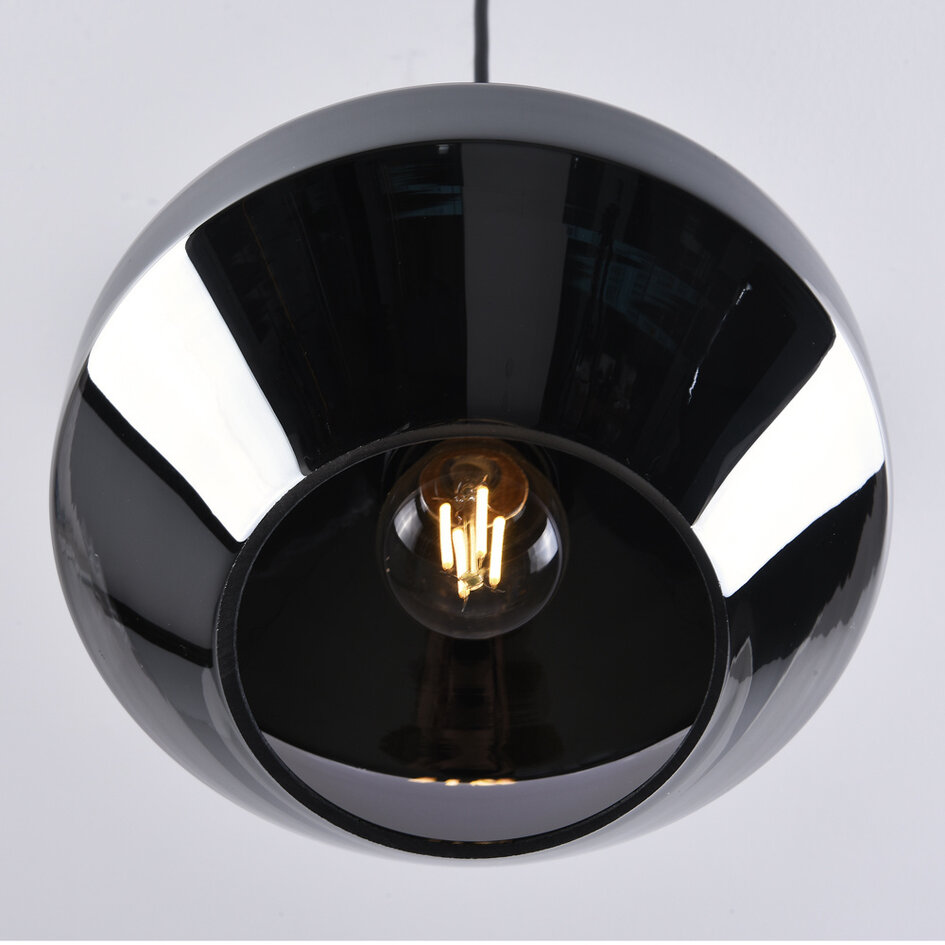 1-ljus taklampa Mala smoke glas - brett glas