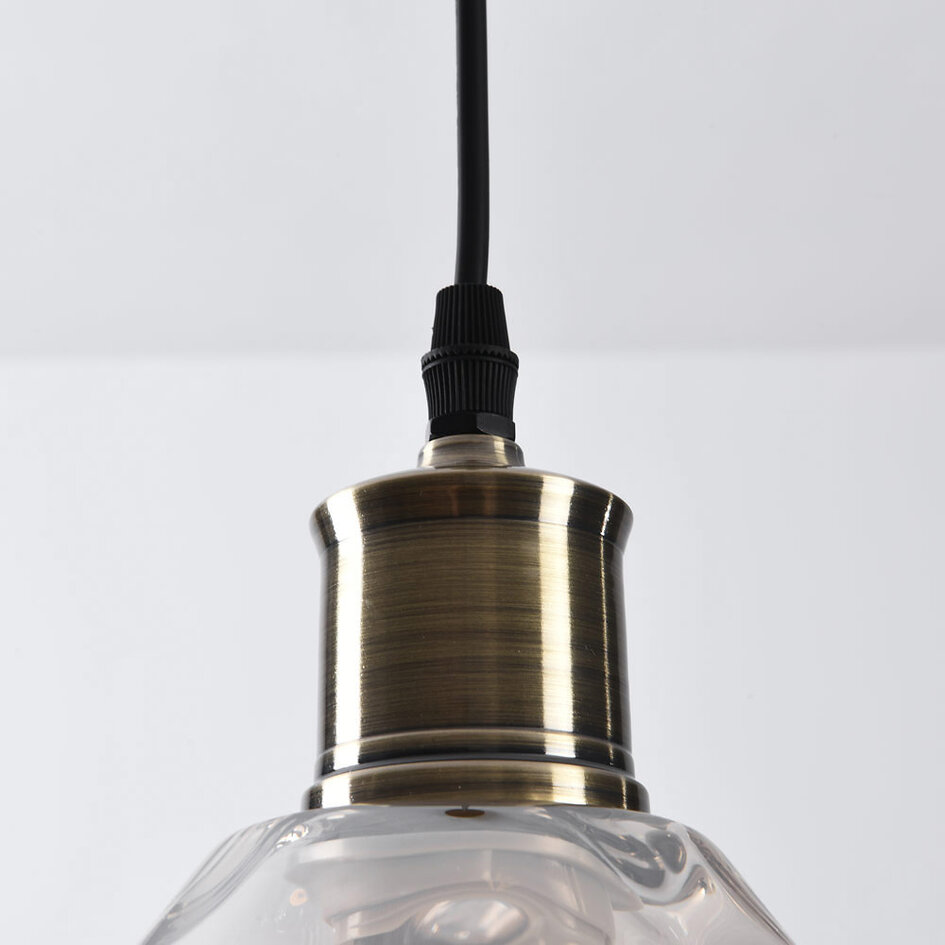 1-ljus pendellampa Verona - cognac