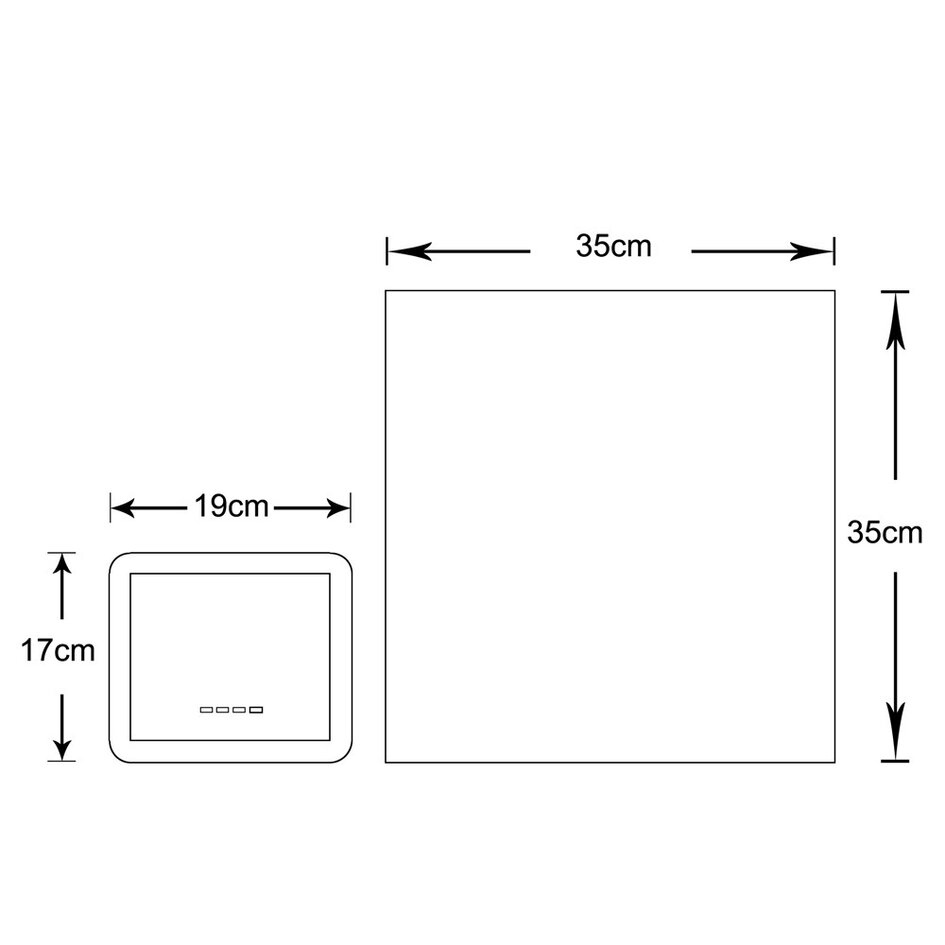 Solcellsvägglampa för utomhusbruk 60W - Silla