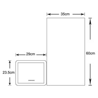 Solcellsvägglampa för utomhusbruk 150W - Ivan